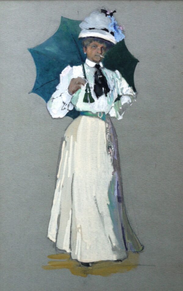 Ruffles, frills and smoking-hot suffragettes: the art of Edwardian