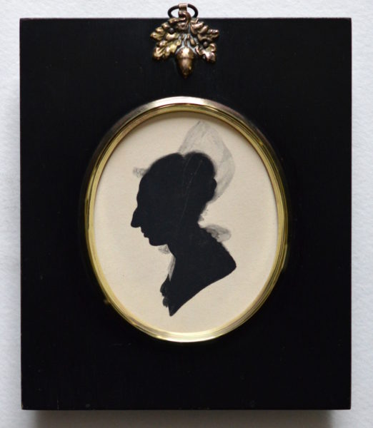British School (19th century) – Silhouette of a Lady