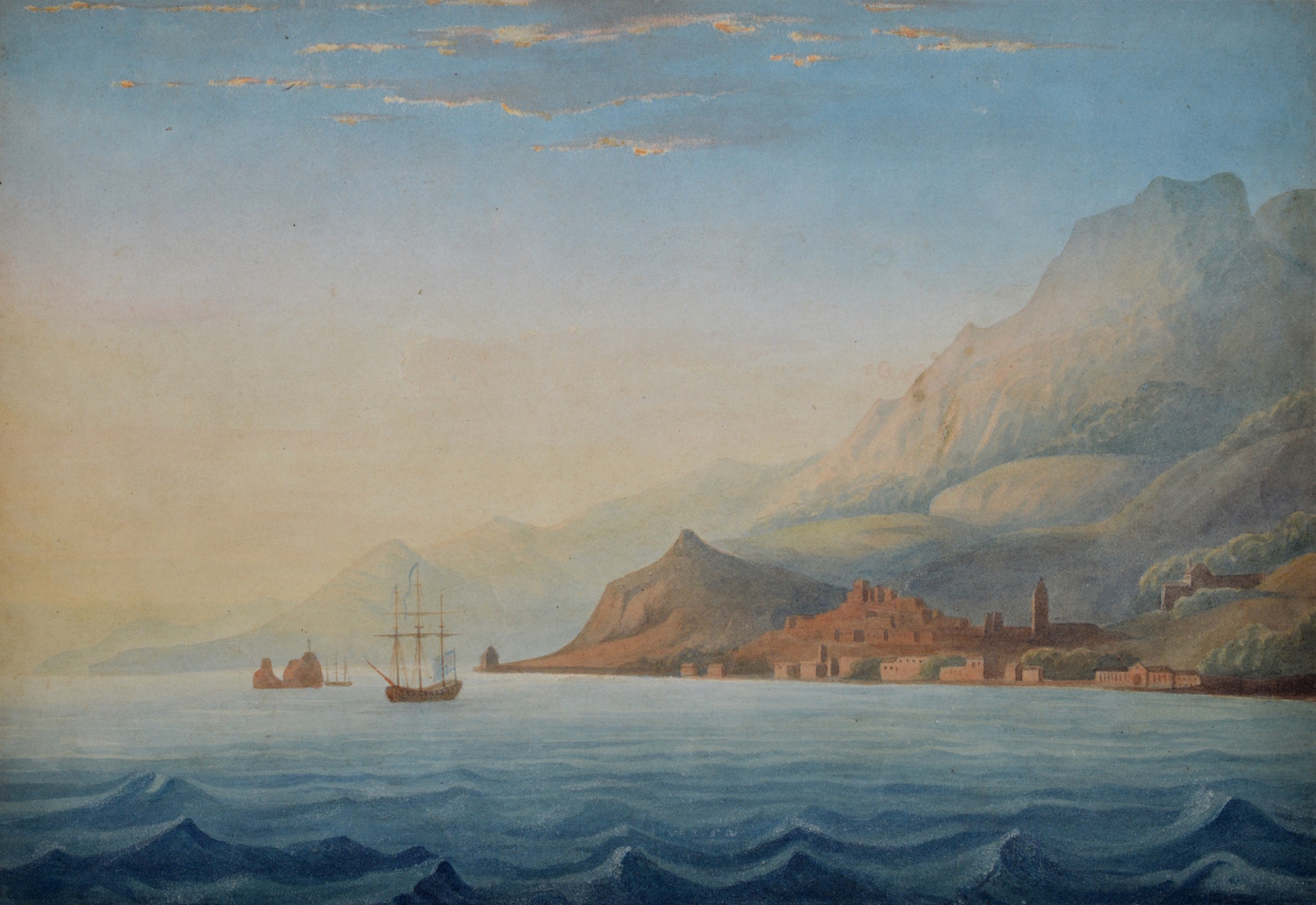 Attributed to Henry Bonham Bax – A View of Funchal, the Capital of Madeira, Portugal